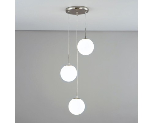 CL102034 Томми Хром Мат.+ Белый Св-к Подвес