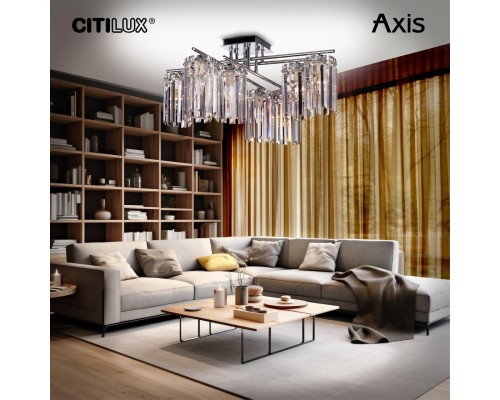 CL313281 AXIS Хром Св-к Люстра