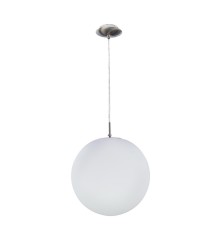 Подвесной светильник Citilux CL941251 Шар 25см Белый+Хром матовый