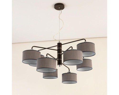 CL428281 Форма Кофе+Серый Св-к Люстра