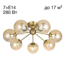 Люстра потолочная Citilux Томми CL102173 Бронза