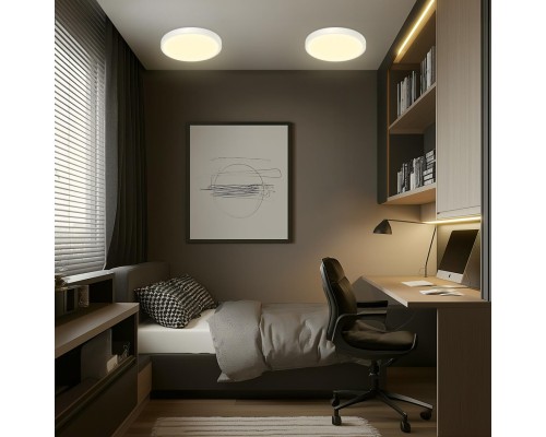 CL738240V Бейсик Белый Св-к Накл. LED 24W*Мульти