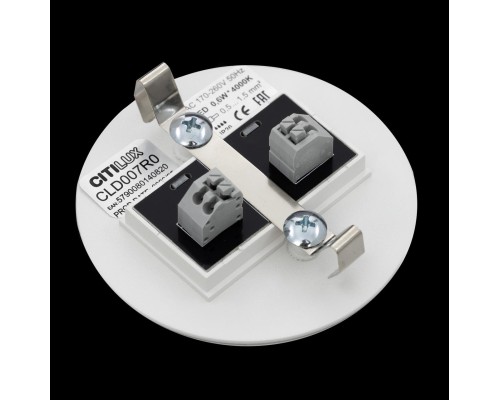 CLD007R0 Скалли Круг Белый 1W*4000K