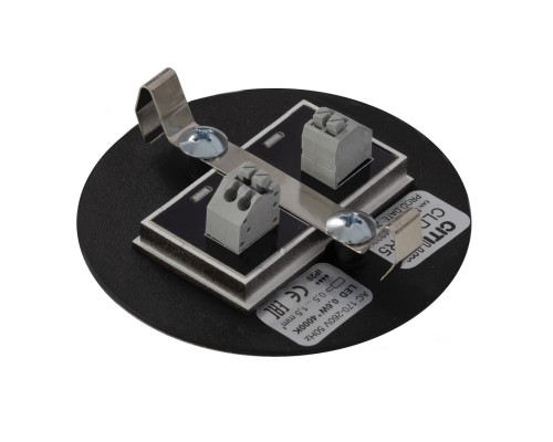 CLD007R5 Скалли Круг Черный 1W*4000K