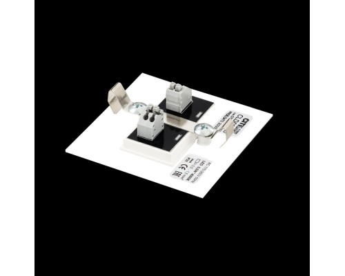 CLD007K0 Скалли Квадр. Белый 1W*4000K