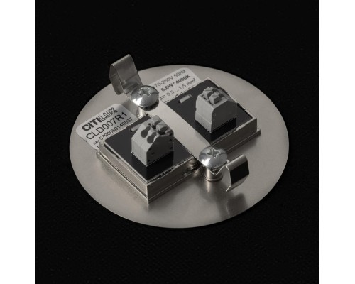 CLD007R1 Скалли Круг ХромМат. 1W*4000K