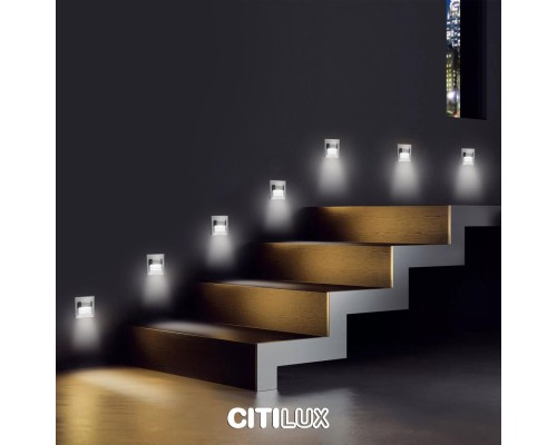 Подсветка светодиодная Citilux CLD006K1 Скалли 1 Вт 3000K Хром матовый