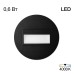 CLD007R5 Скалли Круг Черный 1W*4000K