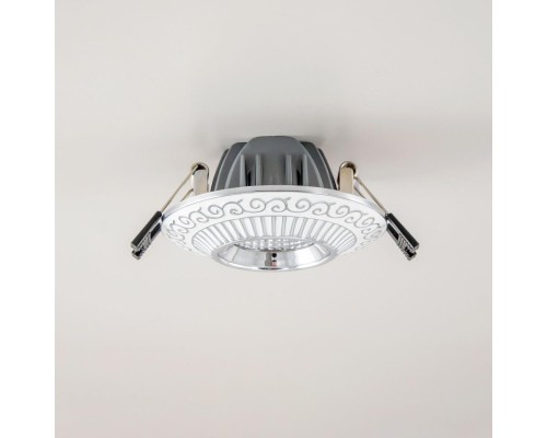 CLD041NW1 Боска Белый+Хром  Св-к Встр. 7W*3500K