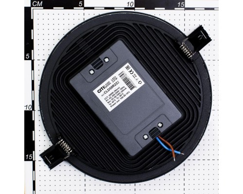 Встраиваемый светодиодный светильник Citilux CLD50R222 Омега 22 Вт 3000K Черный