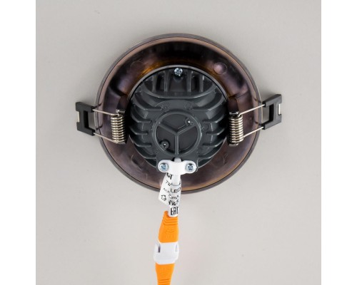 CLD042NW3 Дзета Бронза  Св-к Встр. 7W*3500K