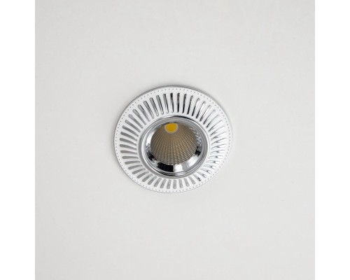 CLD042NW1 Дзета Белый+Хром  Св-к Встр. 7W*3500K