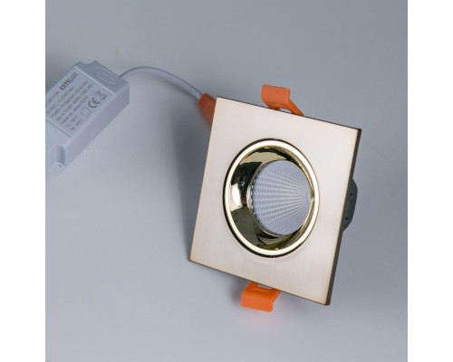 CLD001KNW6 Альфа Бронза+Зол Св-к Встр. LED 7W*3500K