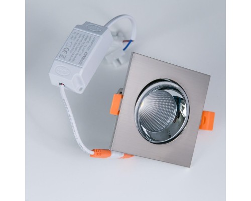 CLD001KNW5 Альфа ХромМат+Хром Св-к Встр. LED 7W*3500K