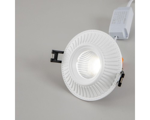 CLD042NW0 Дзета Белый  Св-к Встр. 7W*3500K