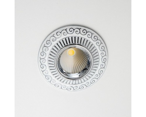 CLD041NW1 Боска Белый+Хром  Св-к Встр. 7W*3500K