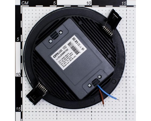 Встраиваемый светодиодный светильник Citilux CLD50R152 Омега 15 Вт 3000K Черный