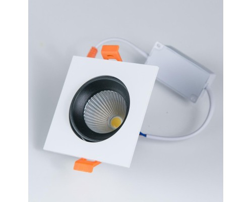 CLD001KNW4 Альфа Бел+Черный Св-к Встр. LED 7W*3500K