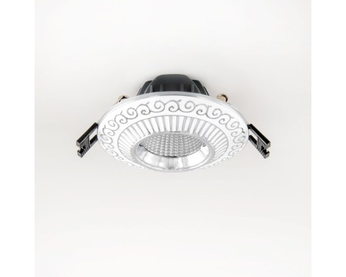 CLD041NW1 Боска Белый+Хром  Св-к Встр. 7W*3500K