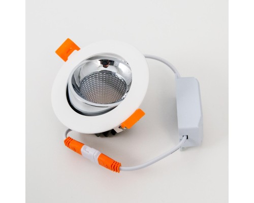 CLD001NW1 Альфа Бел+Хром Св-к Встр. LED 7W*3500K