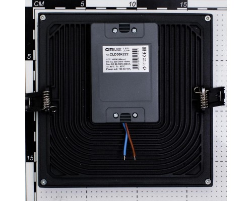 Встраиваемый светодиодный светильник Citilux CLD50K222 Омега 22 Вт 3000K Черный