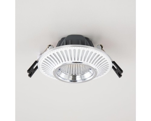 CLD042NW1 Дзета Белый+Хром  Св-к Встр. 7W*3500K