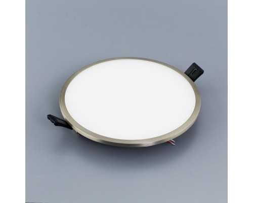 Встраиваемый светодиодный светильник Citilux CLD50R221 Омега 22 Вт 3000K Хром Матовый