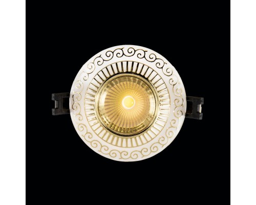 CLD041NW2 Боска Белый+Золото  Св-к Встр. 7W*3500K