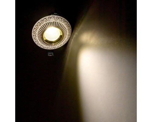 CLD041NW2 Боска Белый+Золото  Св-к Встр. 7W*3500K