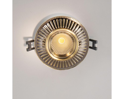 CLD042NW3 Дзета Бронза  Св-к Встр. 7W*3500K