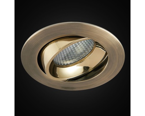 CLD001NW6 Альфа Бронза+Зол Св-к Встр. LED 7W*3500K