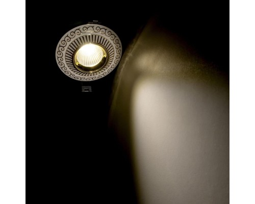 CLD041NW2 Боска Белый+Золото  Св-к Встр. 7W*3500K