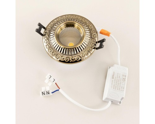 CLD041NW3 Боска Бронза  Св-к Встр. 7W*3500K