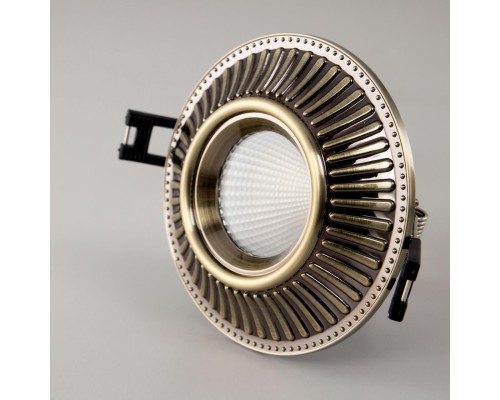 CLD042NW3 Дзета Бронза  Св-к Встр. 7W*3500K