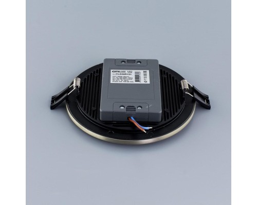 Встраиваемый светодиодный светильник Citilux CLD50R151 Омега 15 Вт 3000K Хром Матовый