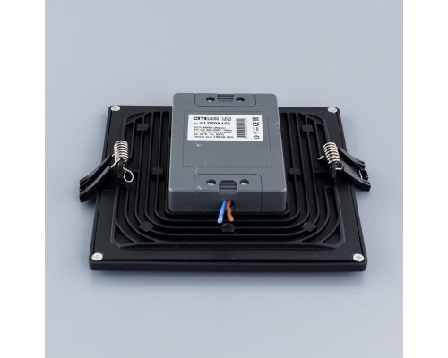 CLD50K152 Омега Черный Св-к Встр 15W*3000K