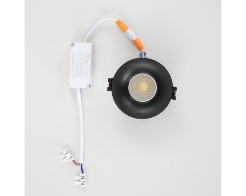 CLD004NW4 Гамма Черный Св-к Встр. 7W*3500K