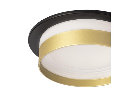 CL002D14 Hardy Черный+Золото  Св-к Встраиваемый