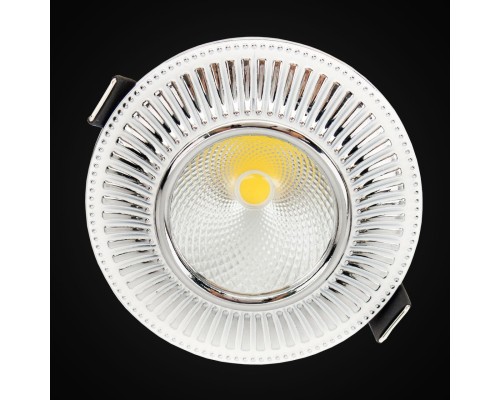 Светильник светодиодный Citilux CLD042W1 Дзета 7 Вт 3000K Белый+Хром