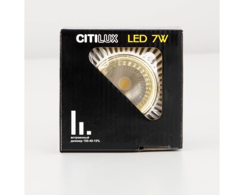 CLD042NW2 Дзета Белый+Золото  Св-к Встр. 7W*3500K