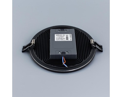 Встраиваемый светодиодный светильник Citilux CLD50R222 Омега 22 Вт 3000K Черный