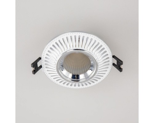 CLD042NW1 Дзета Белый+Хром  Св-к Встр. 7W*3500K