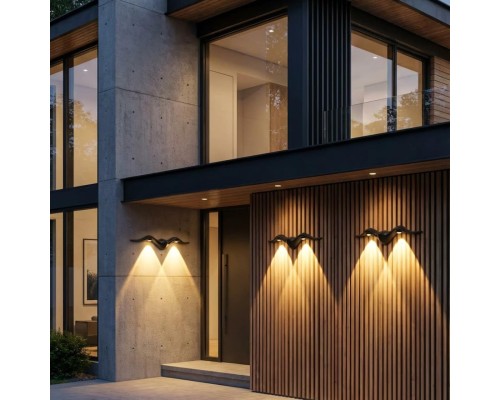 CLU0805BK JONATHAN Черный Настенный Уличный Св-к