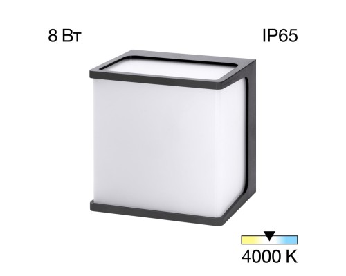 CLU0801 DOMUS Черный Св-к Настенный