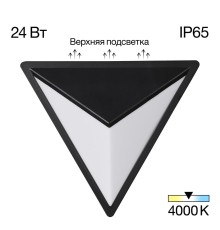 CLU0804BK DOMUS Черный Св-к Настенный