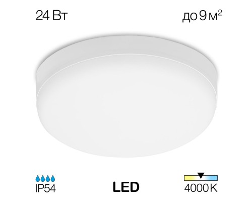 CL707021 Люмен Св-к LED 24W*4000K