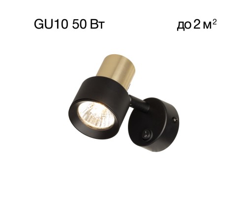 CL505611 SAT Черный+Зол. Св-к Наст.-Потол.