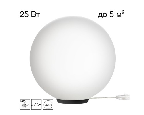 CL941D25T5 RON Настольный Св-к Шар База Черная