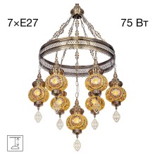 CL419165 Каир Мозаика Янтарь Люстра