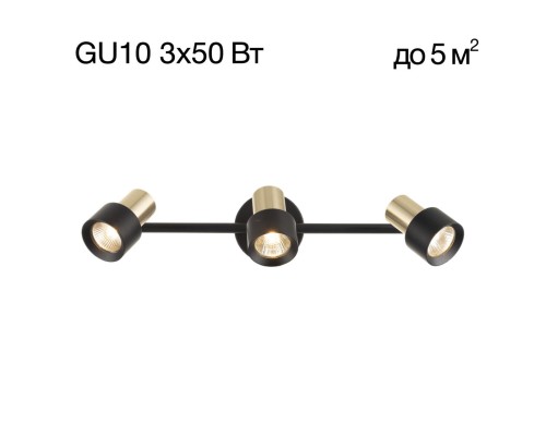 CL505631 SAT Черный+Зол. Св-к Наст.-Потол.